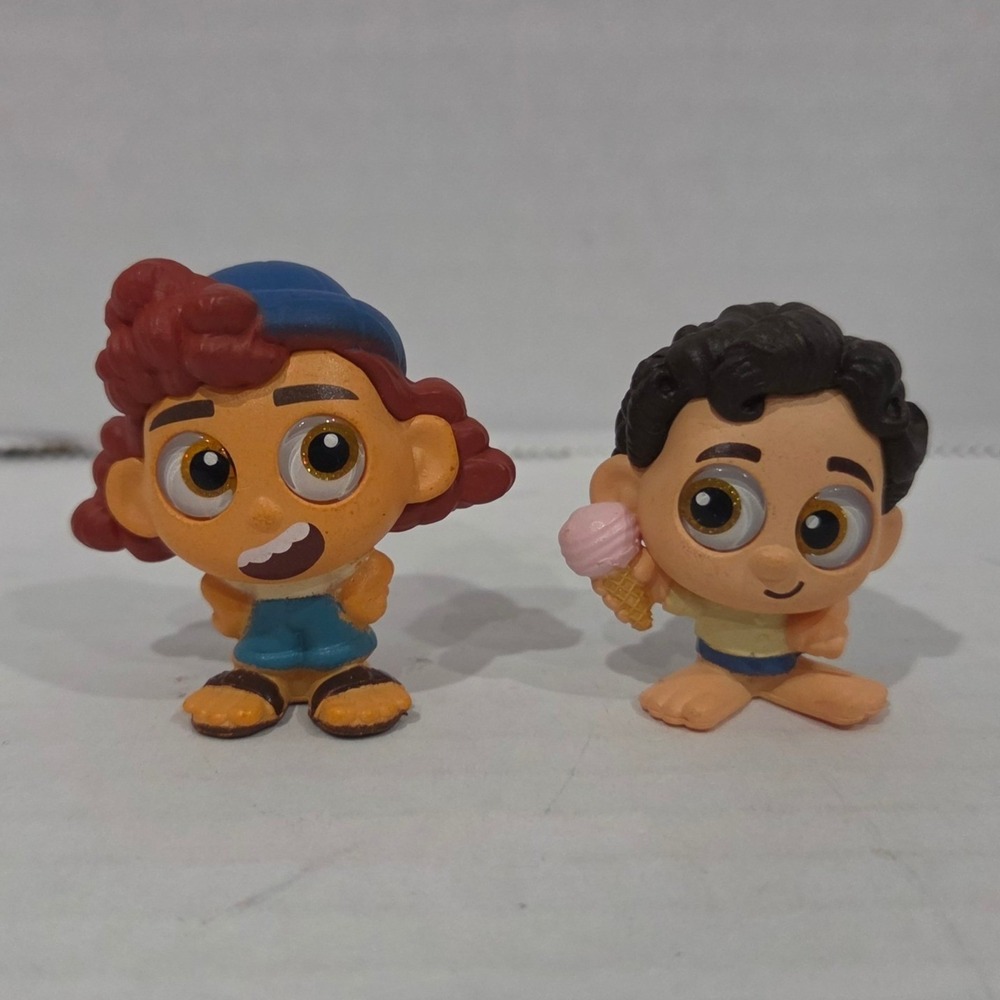 Disney Doorables Series 9 Luca Giulia Marcovaldo & Luca Paguro Mini Figures Lot